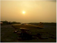 Smoke at the Northway Airport