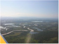 Alaska border with the Yukon Territory